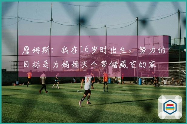 詹姆斯：我在16岁时出生，努力的目标是为妈妈买个带储藏室的家